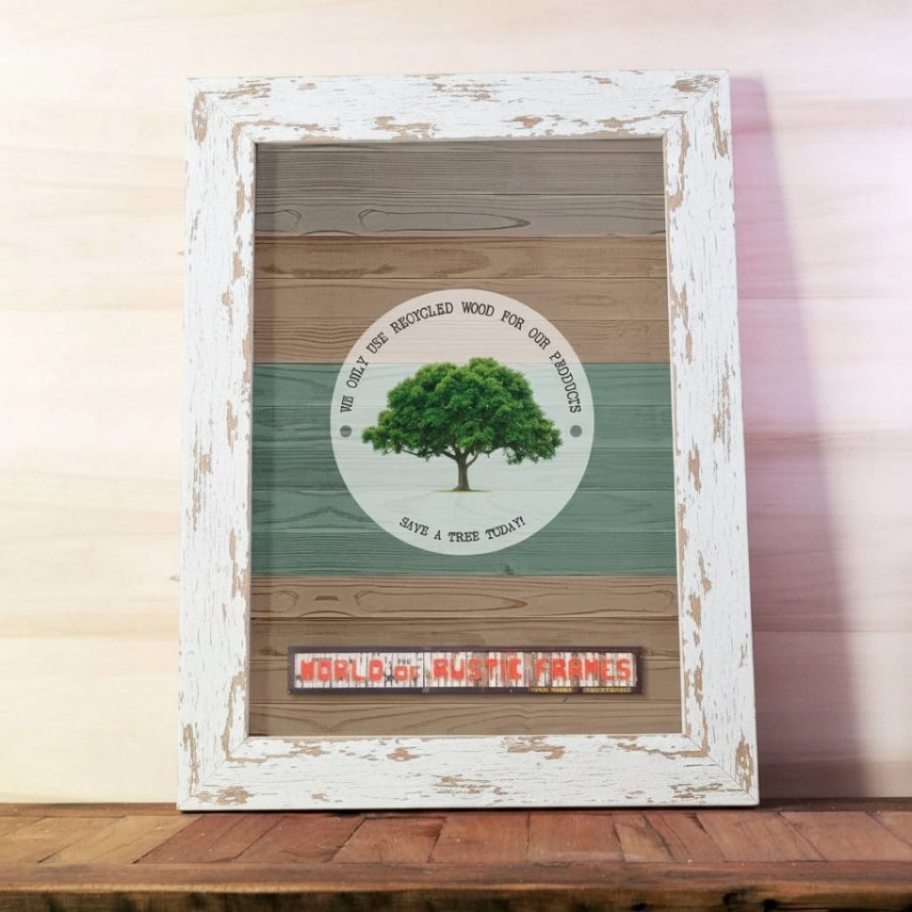 A2 Rustic wooden frames - 42 cm x 59.4 cm Photo size (16.53 x 23.39 ...