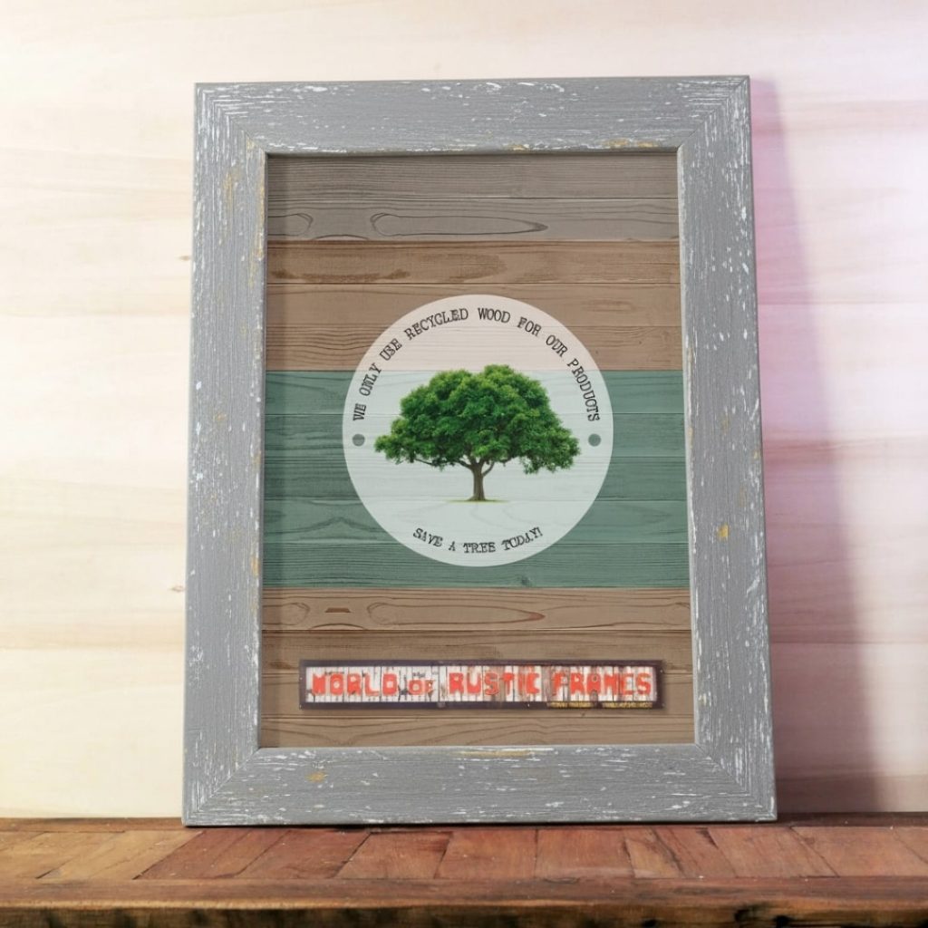 A2 Rustic wooden frames - 42 cm x 59.4 cm Photo size (16.53 x 23.39 ...