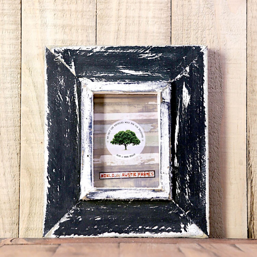 A6 Black Rustic Picture Frame
