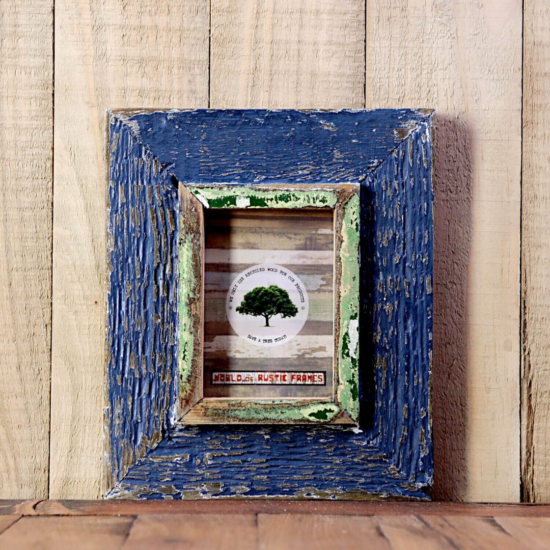 A6 Navy Blue Picture Frames