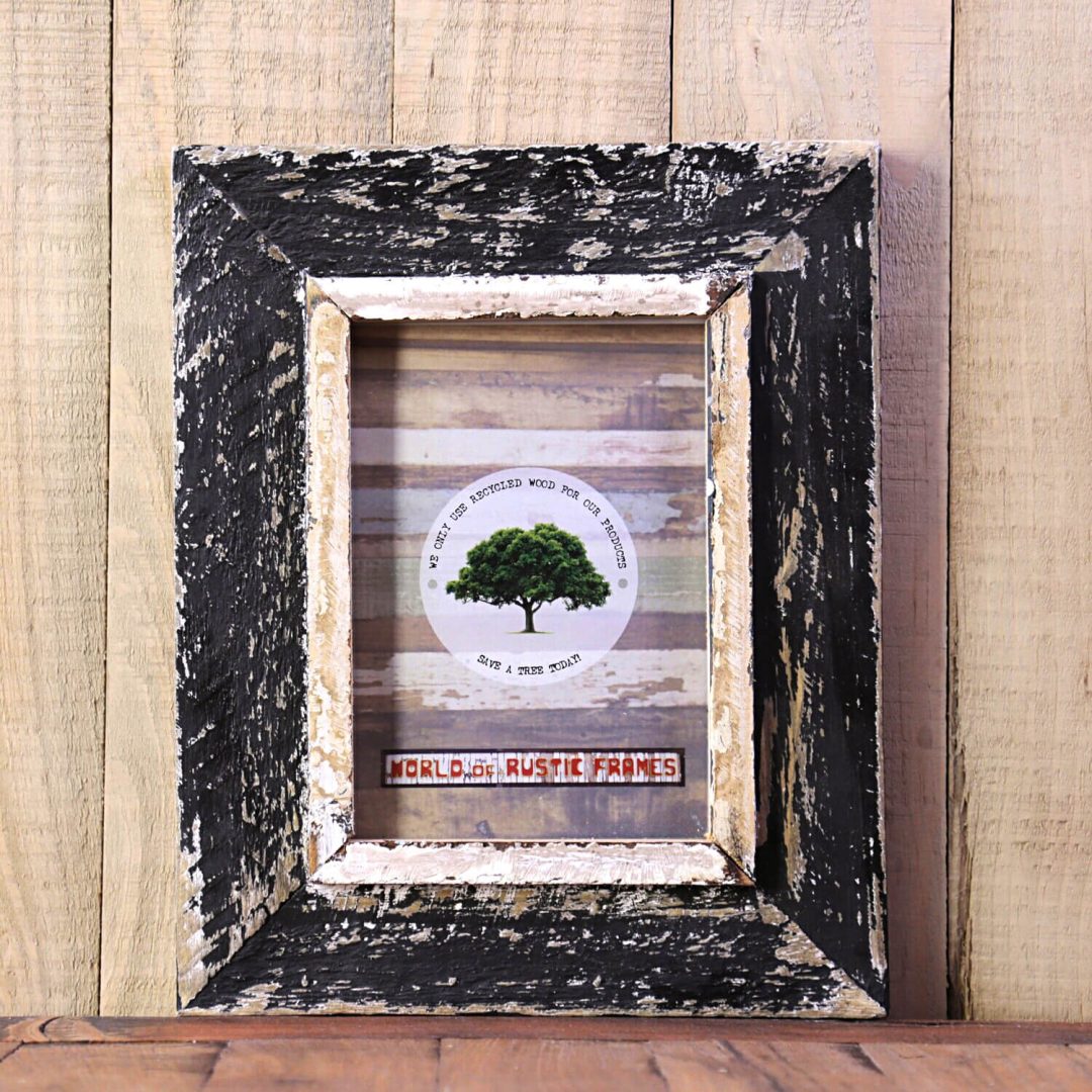 Black Rustic A5 Picture frame