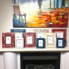 9 piece rustic picture frame french set 2
