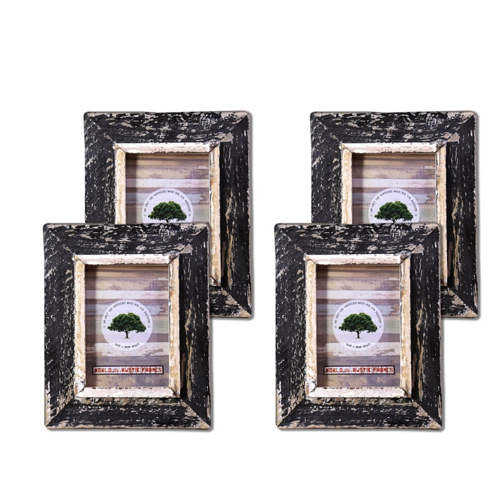 black rustic picture frame