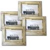cream rustic picture frame set of 4
