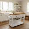 White Washed Styled Kitchen Island